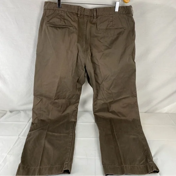 Tommy Bahama Tan/brown/green Cotton Blend Straight Leg Pants size 40” 32” leg - Picture 4 of 8